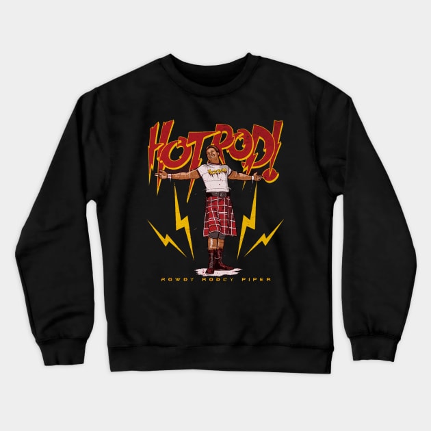 Roddy Piper Hot Rod Crewneck Sweatshirt by MunMun_Design
